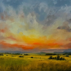 oil painting, landscape, painting, art, nature