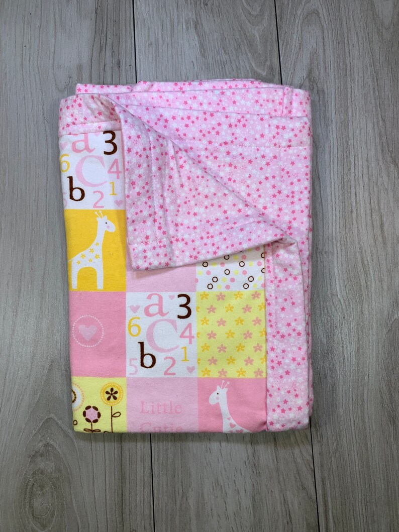 Double-Sided Flannel Blanket Little Cutie