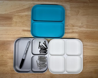 Sorting Tray - Organizing Tray - Catchall - Craft Tray - Stackable- Small