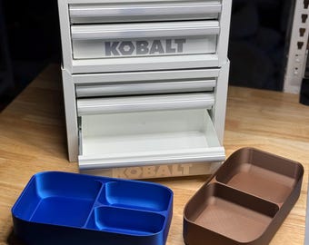 Kobalt mini toolbox organizer - Custom colors! - 3 styles