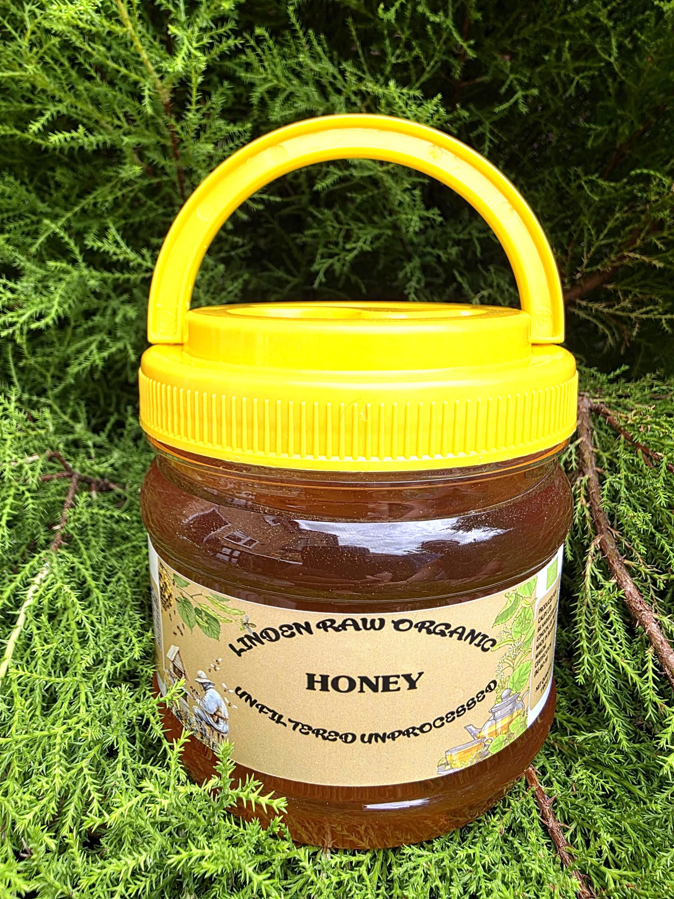 1.1kg Pure Raw Honey Linden/Lime tree Honey Runny Raw Unprocessed Unfiltered