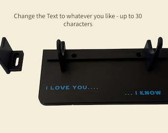 Lightsaber Wall Mount Display Stand, Adjustable & Customizable