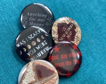 New!! Set of 5 marauders badges!