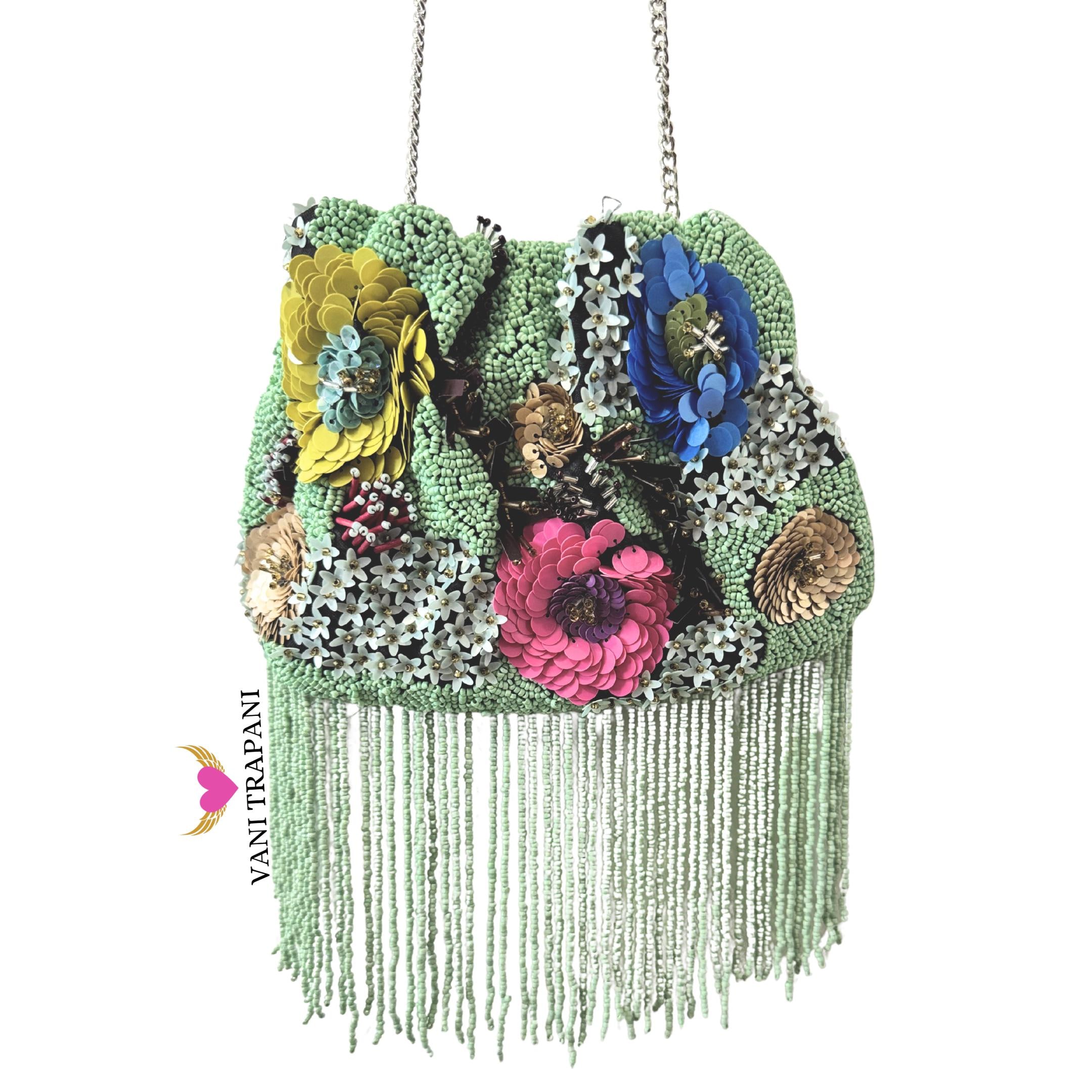Sequin Fringe Bag - Etsy