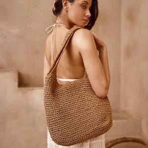 Straw Tote bag, Woven Beach Bag, one shoulder summer handbag,  diy shopping bag summer bag beach bag, handbag Raffia Bag
