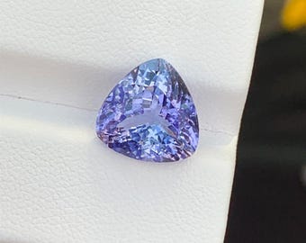 5.75 Carats Natural  blue Heart Shape Tanzanite