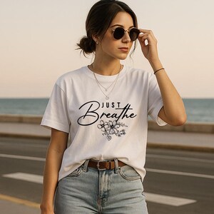Just Breathe - T-Shirt aus Bio-Baumwolle