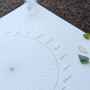 24 Hour Clock Planner Page: Visualize Your Day (PDF Download)