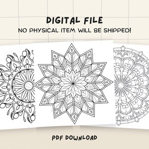 Mandala Digital Coloring Books