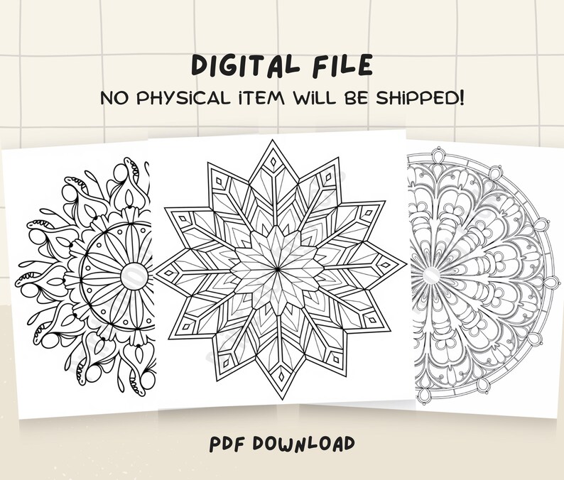 Mandala Digital Coloring Books