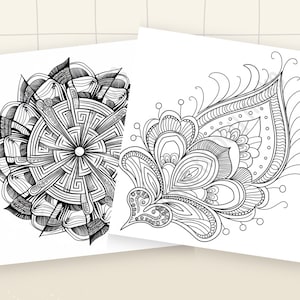 Intricate Mandala Coloring Page