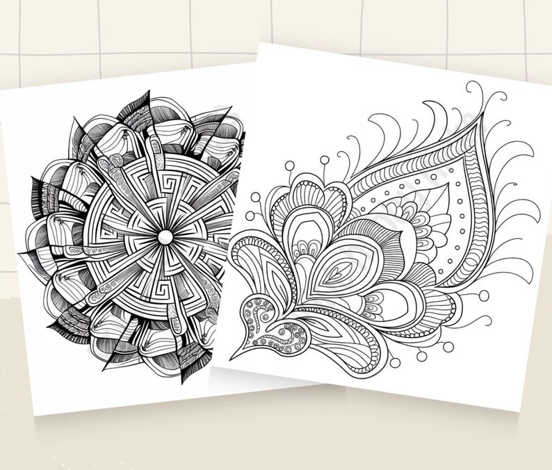 Intricate Mandala Coloring Page