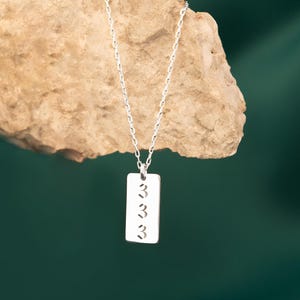 Sterling Silver Lucky Number Necklace, 14K Gold Custom Number Necklace, Angel Number Necklace, Protection Number Necklace, Mother Days Gift
