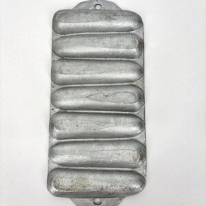 Vintage Wagner Ware Junior Krusty Korn Kobs Corn Cast Iron Bread Pan image 5