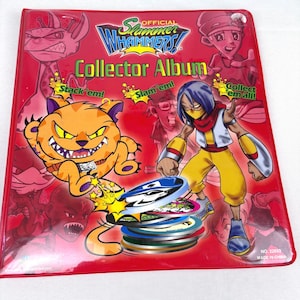 Vintage Pog Slammer Sammleralbum 6 Seiten No POGS