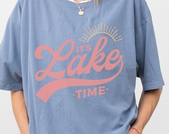 Lake Time T-shirt: Summer Boating Tee, Gift for Her