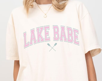 Lake Babe T-Shirt: Garment-Dyed Summer Boating Tee