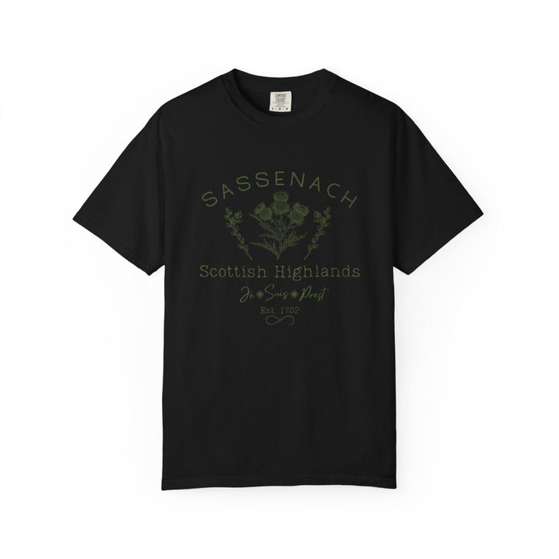 Sassenach Scottish Highlands T-Shirt - Comfort Colors Romance Tee immagine 13