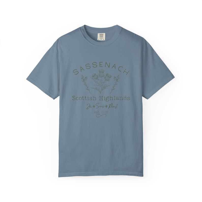 Sassenach Scottish Highlands T-Shirt - Comfort Colors Romance Tee immagine 12