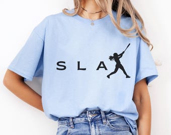 SLAY Softball Tee - Trendy Sports Apparel Gift