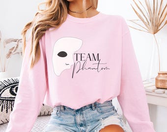 Team Phantom Long Sleeve Tee - Broadway Musical Gift