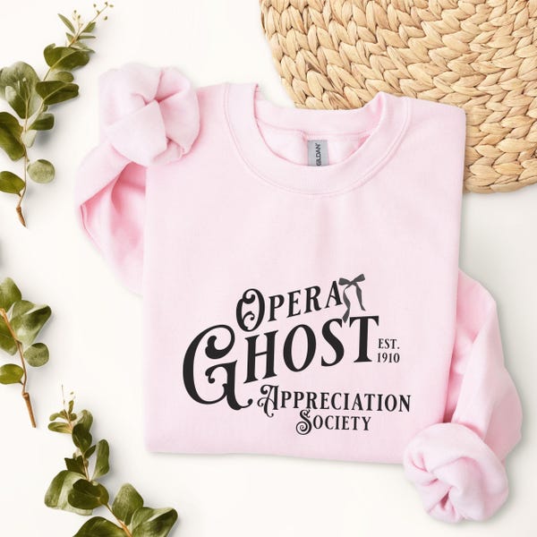 Opera Ghost Appreciation Society Sweatshirt - Phantom Fan Gift