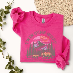 Mountain Sweatshirt Trendy Hiking Gift for Her Cute Outdoors Summer Crewneck Unisex Outdoor Adventure Clothing Nature Lover Jumper