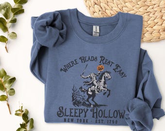 Legend of Sleepy Hollow Headless Horseman Sweatshirt | Where Heads Rest Easy