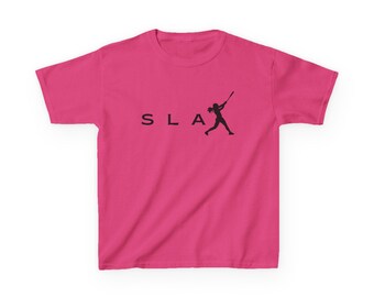 Kids SLAY Softball T-shirt: Trendy Team Tee