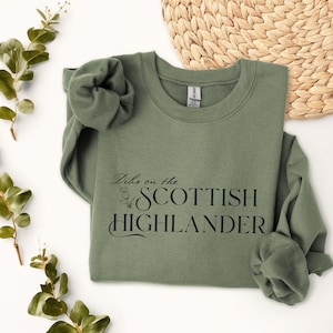 Scottish Highlander Sweatshirt: James Fraser Inspired Crewneck