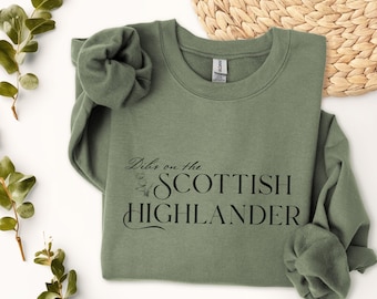 Scottish Highlander Sweatshirt: James Fraser Inspired Crewneck