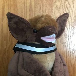 Emotional Support Brown Bat Plush ESSA Stuffed Animal Personalized gift