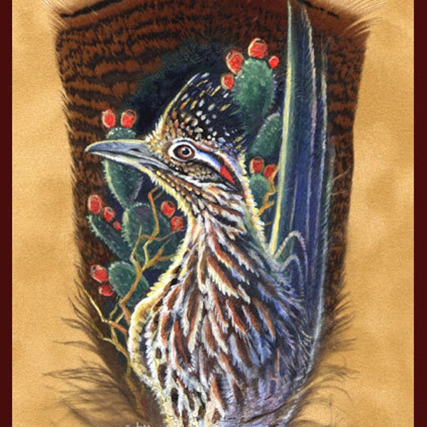 Roadrunner Feather Etsy