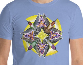 Humming Bird Mandala T-Shirt