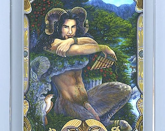 Pan Cernunnos Dios Pagano Llavero
