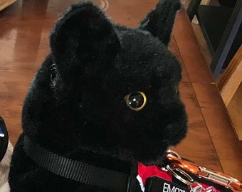 MUFEIRUO Peluche Gatto Nero Da 20 Cm, Simpatici Animali Di Peluche - Foto 12