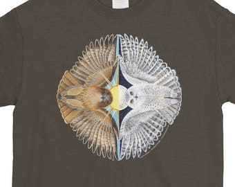 Snowy Owl Redtail Hawk T-Shirt