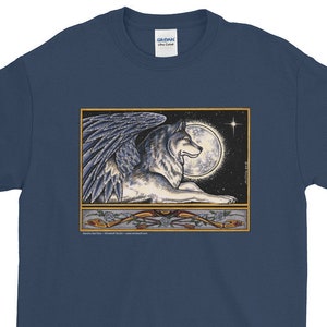 Winged Sun Lion Unisex t-shirt