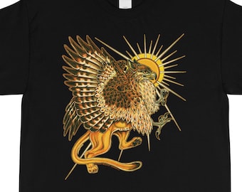 Sun Lion Eagle Gryphon Short Sleeve T-Shirt