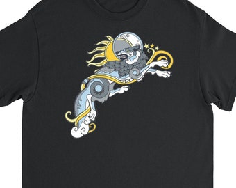 Hati Moon Wolf Viking Norse Unisex T-Shirt