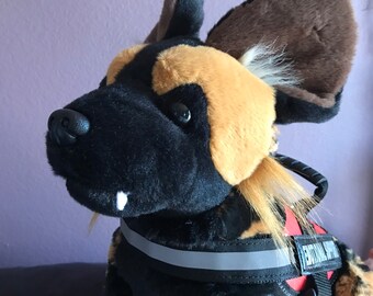 stuffed animal service dog