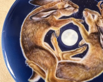 DISCOUNT Jackalope Moon Porcelain Ornament