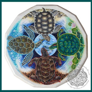 Turtle Island Spirit Animal Totem Print