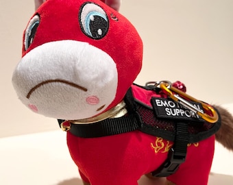 ESSA Fire Horse Pony Crying Lunar New Year Emotional Support Plush Stuffed Animal Personalized Gift Toy