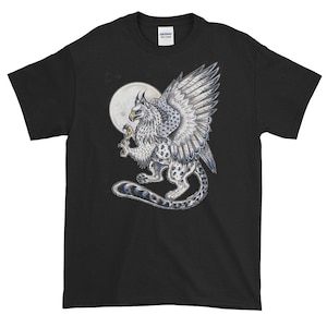 Snow Leopard Gryphon Unisex t-shirt