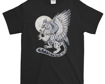 Snow Leopard Gryphon Unisex t-shirt