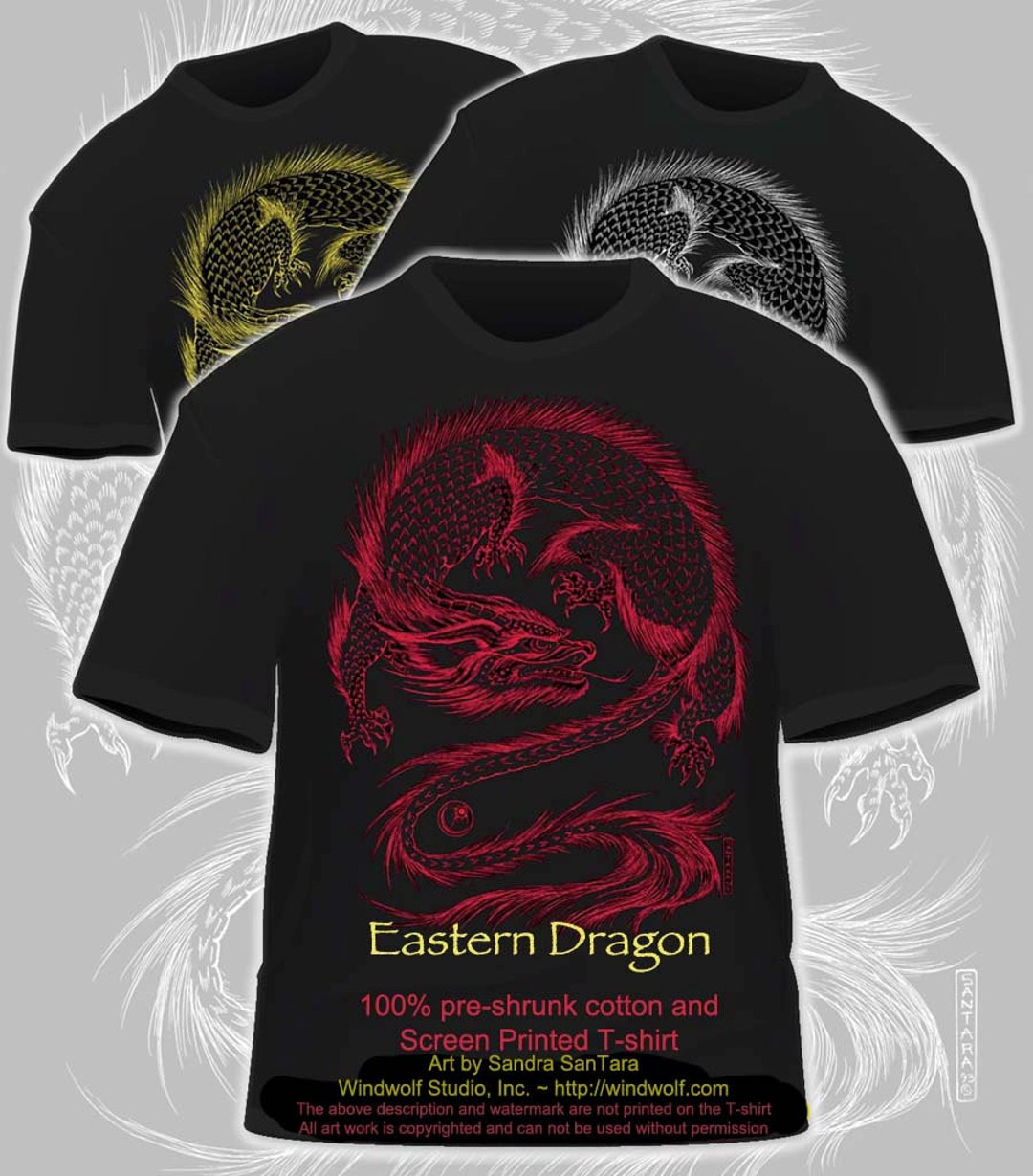 東アジアドラゴンTシャツ - Etsy 日本