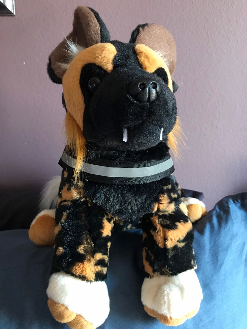 Emotional Support African Wild Dog Stuffed Animal Toy | Etsy