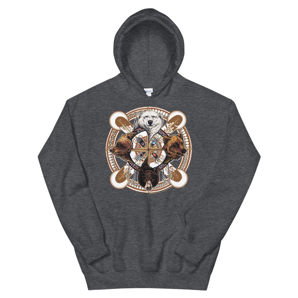 【GRAVER】24FW★ Dot Silhouette Bear Sweatshirt UNISEX] Dot Silhouette Bear Man to Man - GRAVER | 60