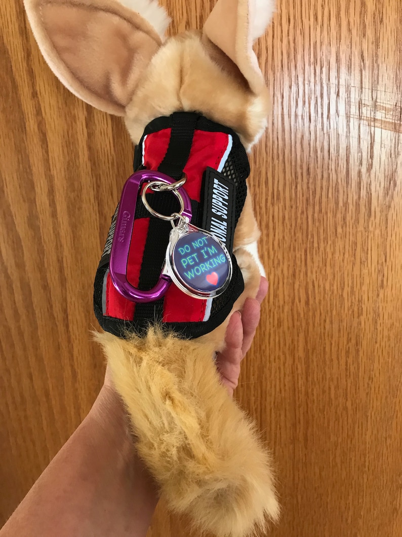 Emotional Support Fennec Fox stuffed animal plush Etsy